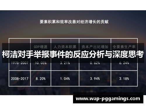 柯洁对手举报事件的反应分析与深度思考