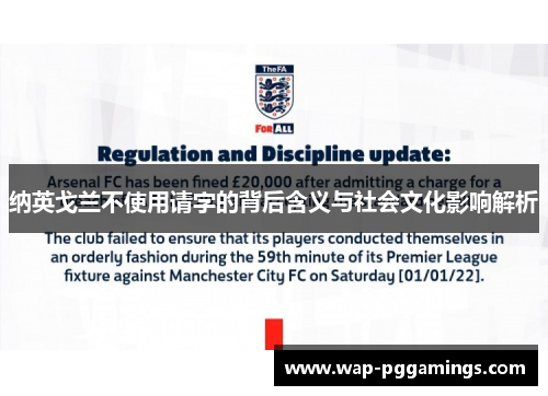 纳英戈兰不使用请字的背后含义与社会文化影响解析 纳英戈兰不使用请字的背后含义与社会文化影响解析